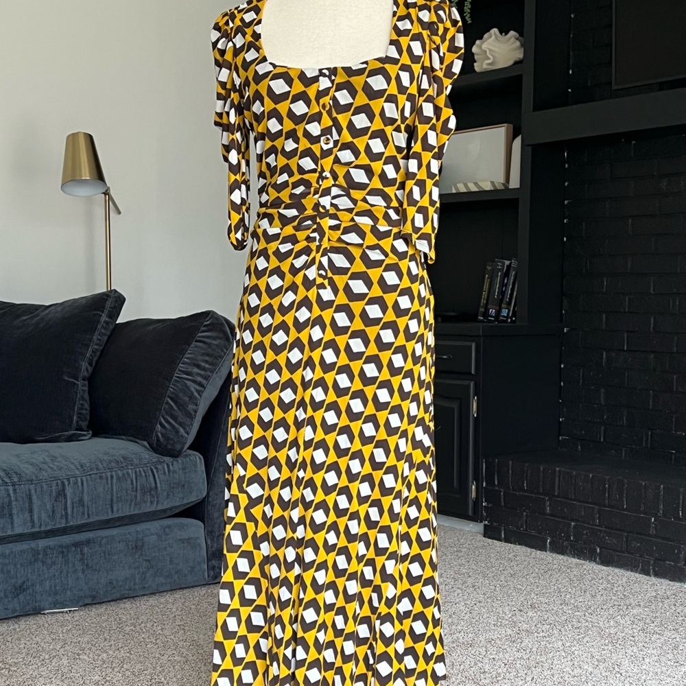 Diane Von Furstenberg Geometric Dress